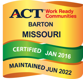 Official ACT Work Ready Communities Certified badge