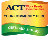 Image of an ACT Work Ready Community Badge